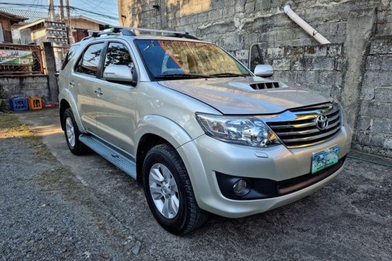 Silver Toyota Fortuner 2013 for sale in Manila