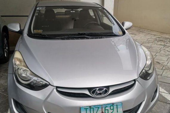 Silver Hyundai Elantra 2012 for sale in Automatic