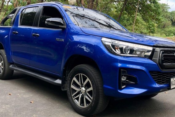 Blue Toyota Hilux 2018 for sale in Pasig