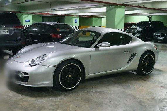 Silver Porsche Cayman 2008 for sale in Automatic