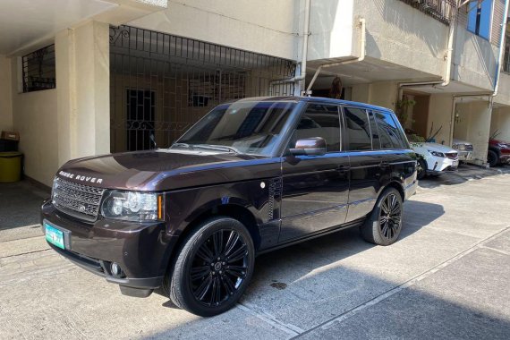 Selling Black Land Rover Range Rover 2012 in Quezon City