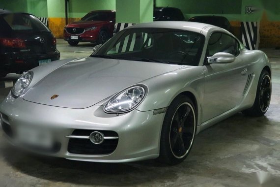 Silver Porsche Cayman 2008 for sale in Automatic