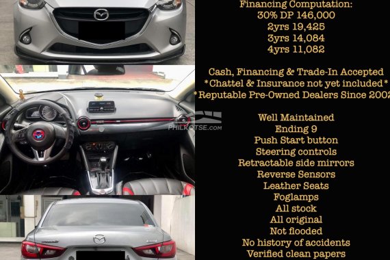 Very well maintained 2016 Mazda 2 V Sedan AT Gas- call 09171935289 for more details