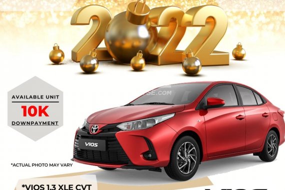 NEW YEAR, NEW CAR PROMO! BRAND NEW 2022 VIOS 1.3 XLE CVT ZERO DP!