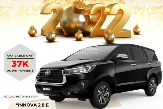 NEW YEAR, NEW CAR PROMO! BRAND NEW 2022 TOYOTA INNOVA 2.8 E DSL AT FOR ONLY 37K DP! SALE!