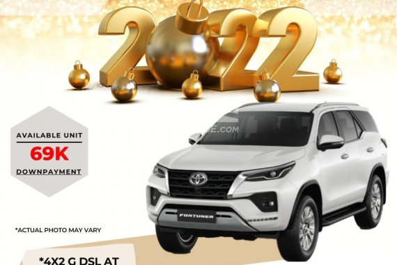 NEW YEAR, NEW CAR PROMO! BRAND NEW 2022 TOYOTA FORTUNER 4X2 G DSL AT FOR ONLY 69K DP! SALE!