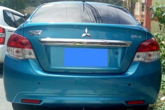 Blue Mitsubishi Mirage G4 2014 for sale in Baguio