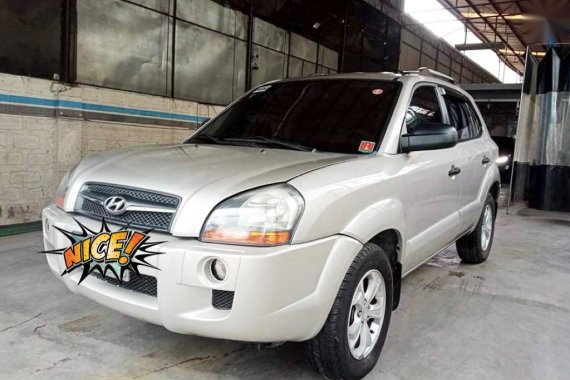 Silver Hyundai Tucson 2009 for sale in Quezon 