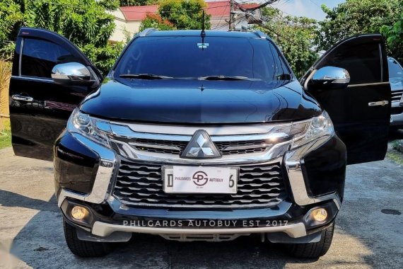 Black Mitsubishi Montero Sport 2017 for sale in Las Piñas