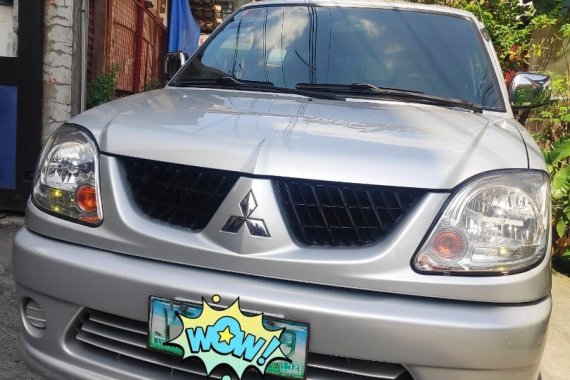 Silver Mitsubishi Adventure 2007 for sale in Marikina 