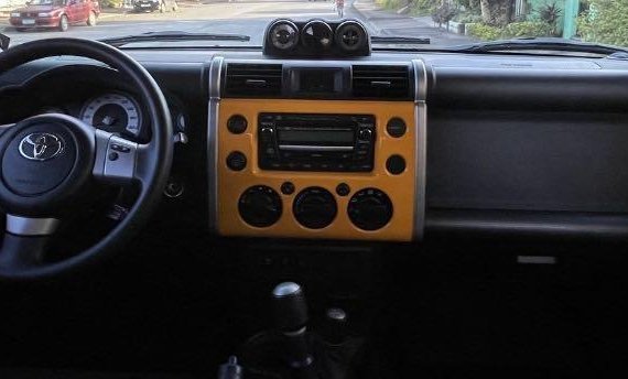 Yellow Toyota FJ Cruiser 2015 for sale in Caloocan 