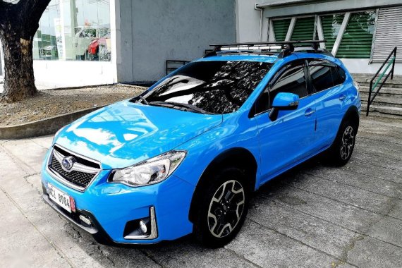 Blue Subaru XV 2017 for sale in Quezon