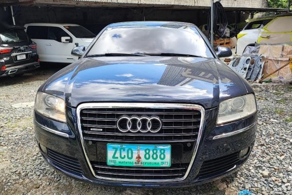 Blue Audi A8 2007 for sale in Automatic