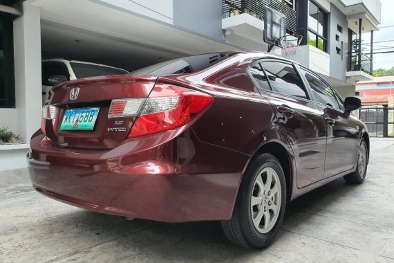 Red Honda Civic 2013 for sale in Automatic