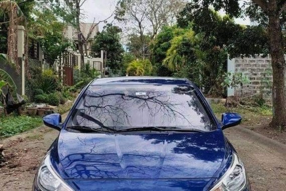 Sell Blue 2018 Hyundai Accent in Quezon City
