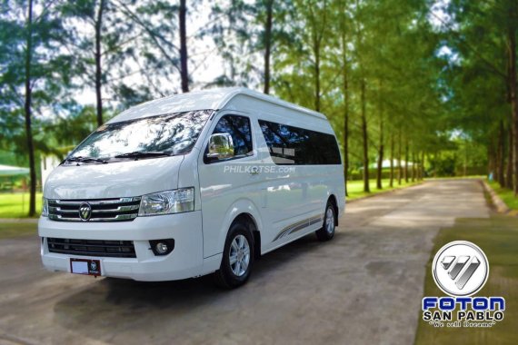 Get Your Brand New 2022 Foton View Traveller Luxe with only Monthly 31,500