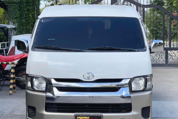 White Toyota Hiace 2016 for sale in Quezon City