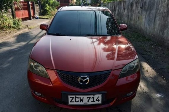 Selling Red Mazda 3 2008 in Cavite