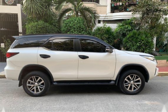 Pearl White Toyota Fortuner 2017 for sale in Tanza
