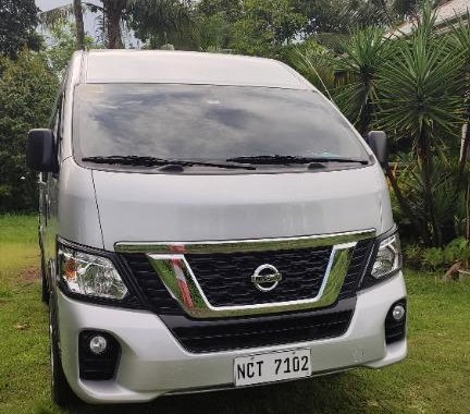 Silver Nissan NV350 Urvan 2018 for sale in Quezon 