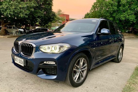 Blue BMW X3 2019 for sale in Pasig 