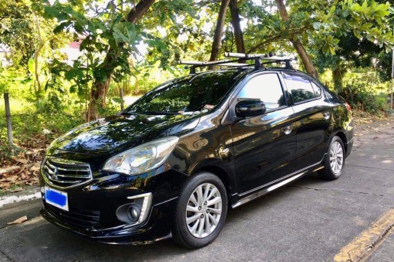 Black Mitsubishi Mirage G4 2014 for sale in Las Piñas