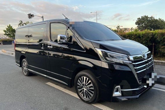 Black Toyota Hiace Super Grandia 2021 for sale in Manila