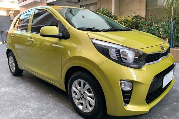 Selling Yellow Kia Picanto 2020 in Manila