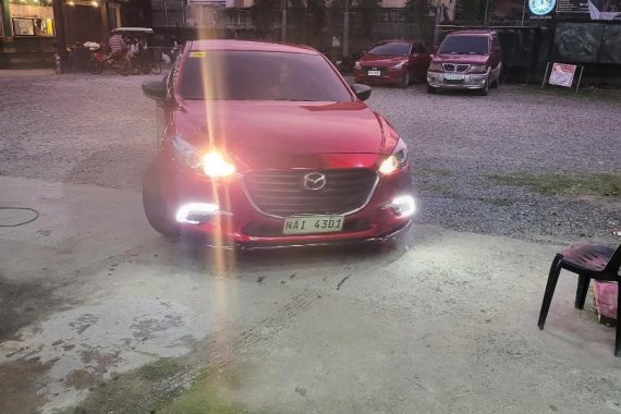 Red Mazda 3 2018 for sale in Automatic