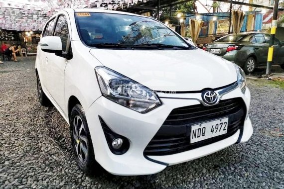   2019 Toyota wigo g at 12k odo white ndq4972 - 420k - All in dp - 112,400