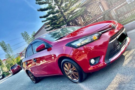 Red Toyota Vios 2013 for sale in Automatic