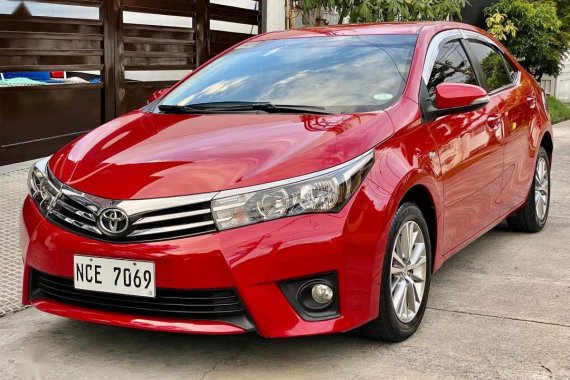 Sell Red 2016 Toyota Altis in Manila