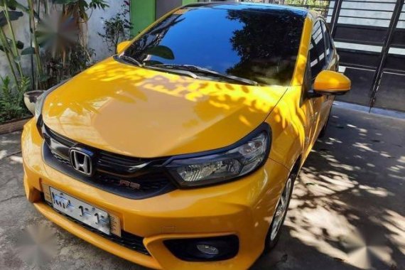 Yellow Honda Brio 2019 for sale in Angeles