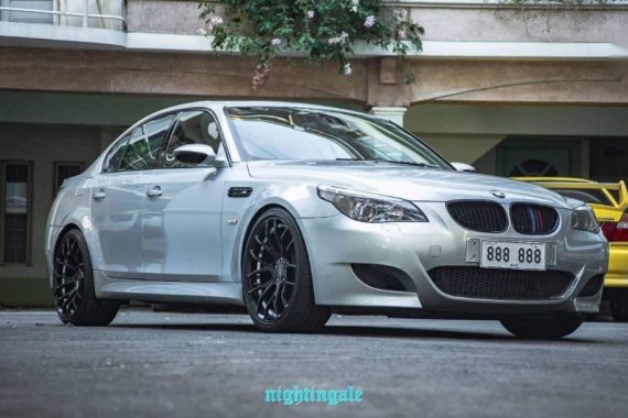 Silver BMW M5 2007 for sale in Manila