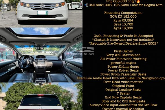 Well kept! 2011 Honda Odyssey Touring V6 Automatic Gas