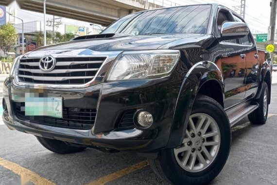 Black 2013 Toyota Hilux for sale in Quezon City