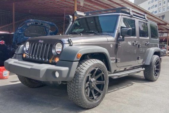 Grey Jeep Wrangler 2016 for sale in Pasig