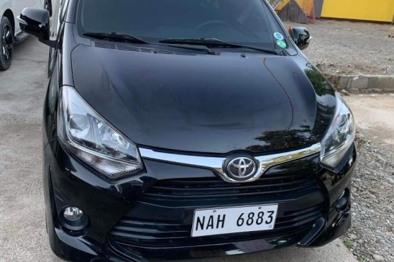 Selling Black Toyota Wigo 2018 in Palayan