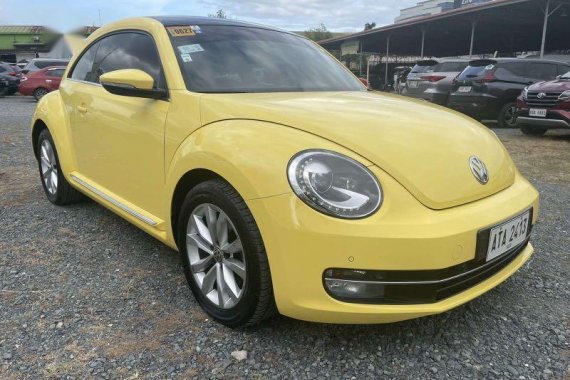 Yellow Volkswagen Beetle 2015 for sale in Pasig