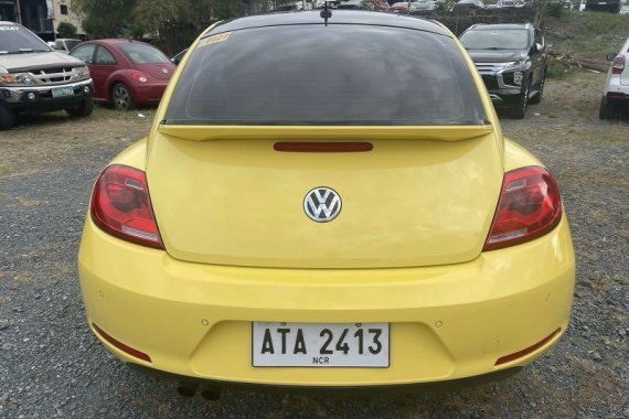 Yellow Volkswagen Beetle 2015 for sale in Pasig