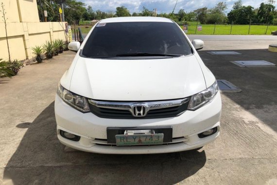 Selling White Honda Civic 2012 in Llanera