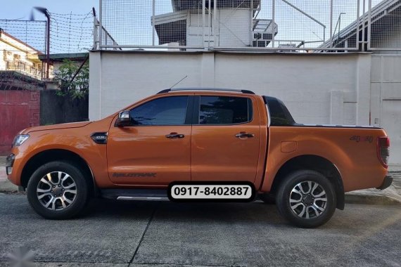 Orange Ford Ranger 2018 for sale in Manual