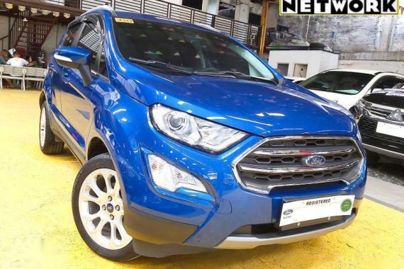 Blue Ford Ecosport 2020 for sale in Automatic