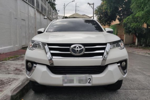 Sell Pearl White 2018 Toyota Fortuner in Quezon City