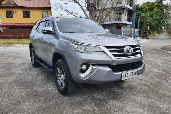 Silver Toyota Fortuner 2017 for sale in Noveleta