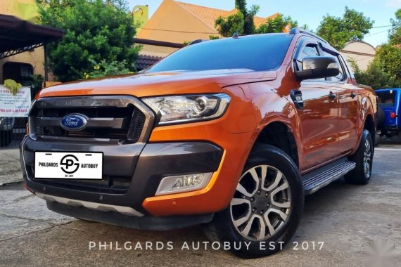 Orange Ford Ranger 2018 for sale in Las Piñas
