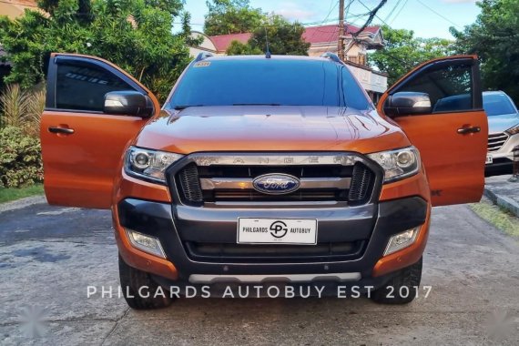 Orange Ford Ranger 2018 for sale in Las Piñas