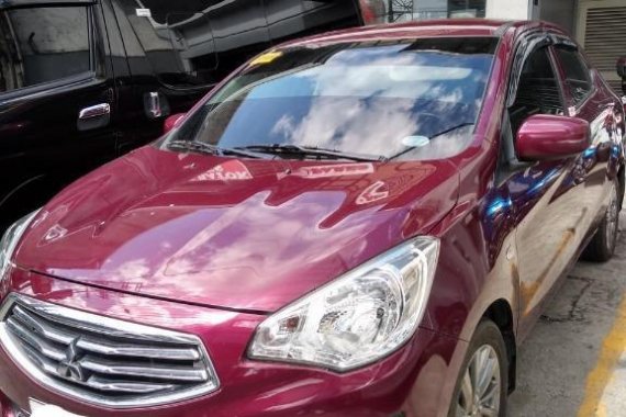 Selling Red 2019 Mitsubishi Mirage in Caloocan