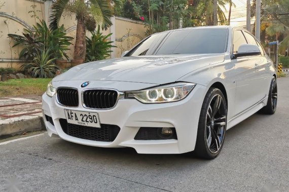 White BMW 320D 2014 for sale in Quezon City