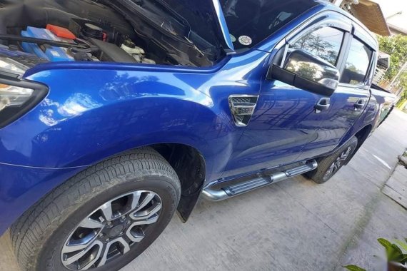 Blue Ford Ranger 2014 for sale in Automatic